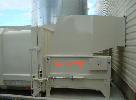 P1000 COMPACTORS HOPPER THRU WALL