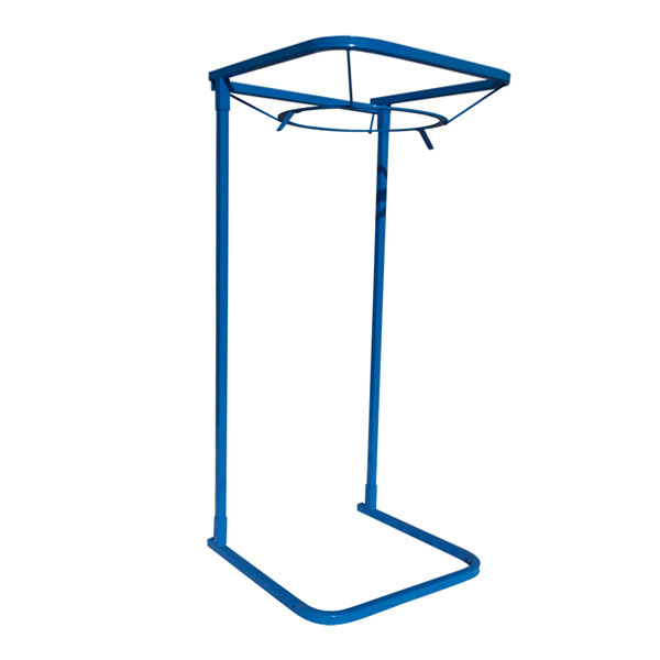 Portable bag stand for waste sacks