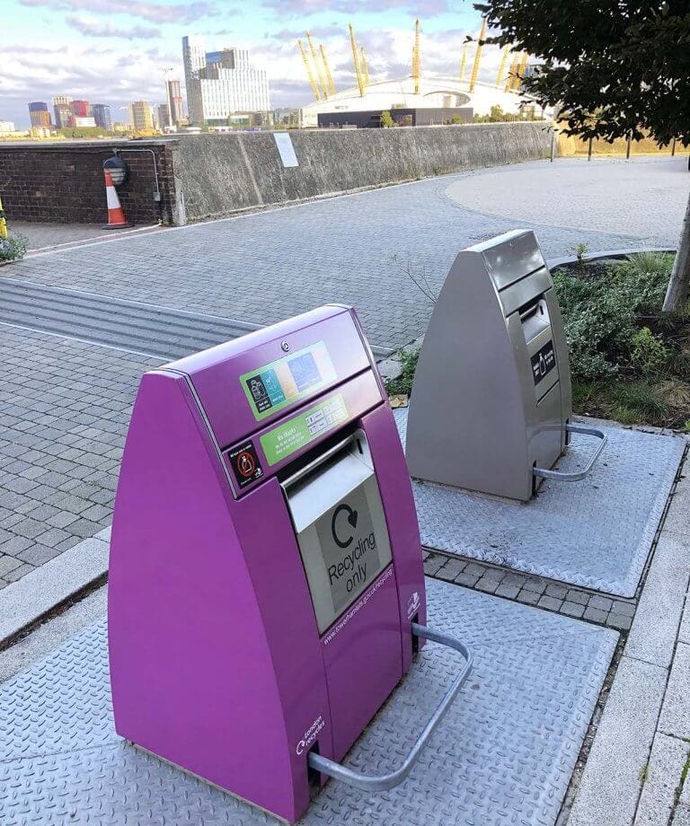 Undergound refuse unit near O2 London