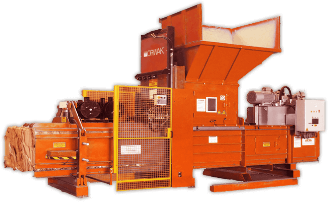 Orwak 500AT horizontal waste baler