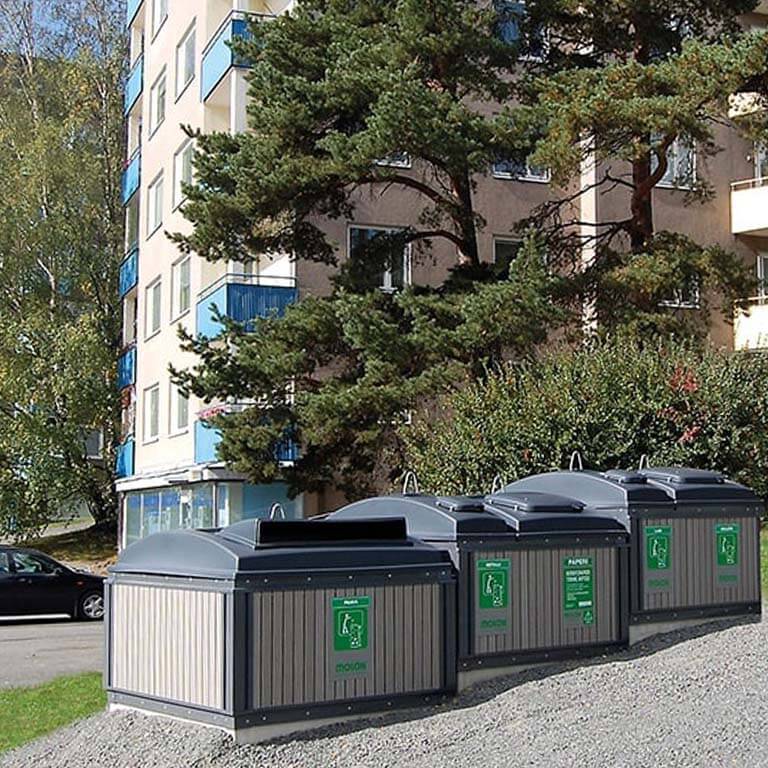 molok deep waste storage bins